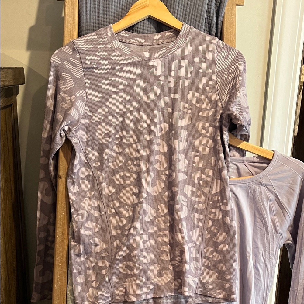 Sweaty Betty Glisten long sleeve workout top (with soft Bamboo) & Gaiam top